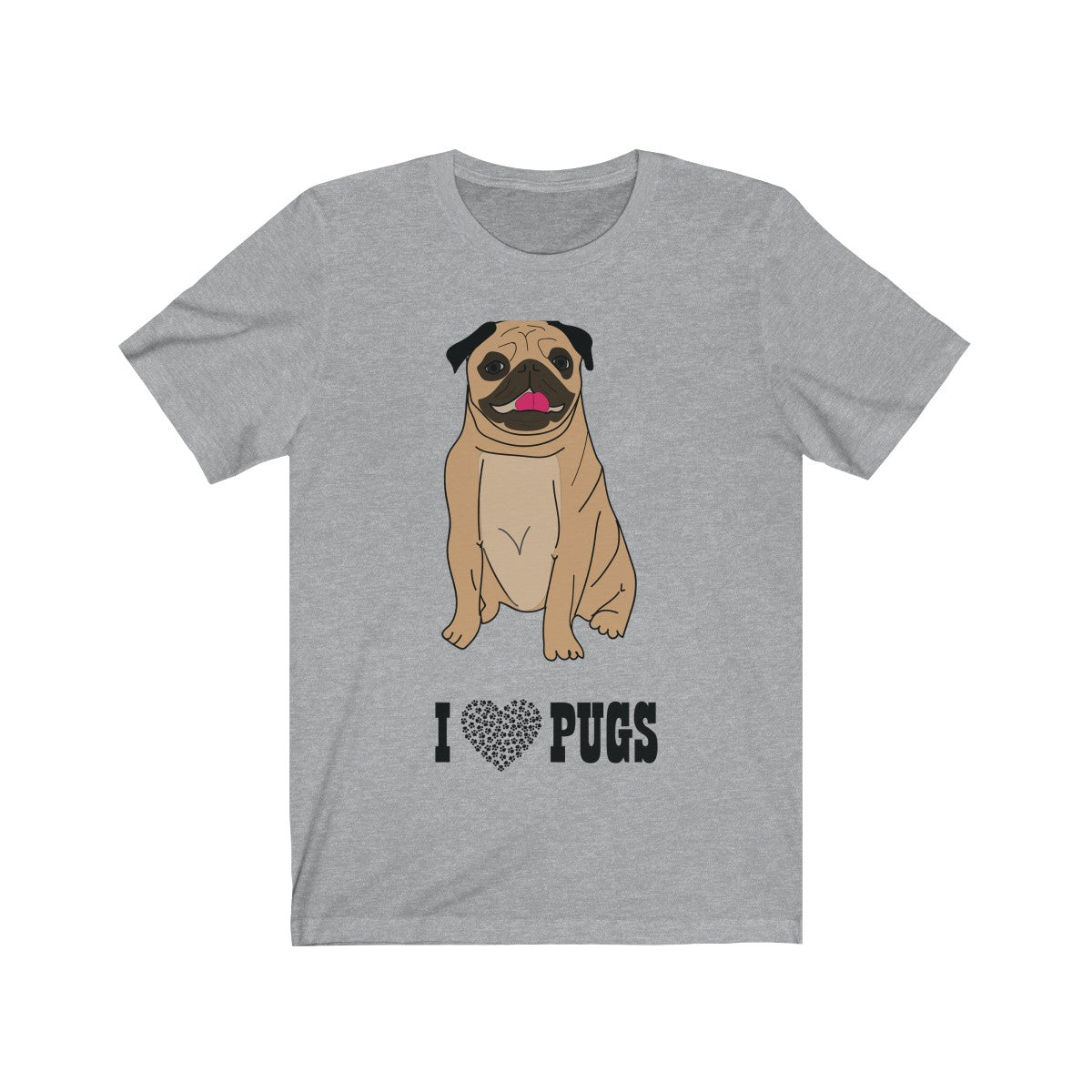 I Love Pugs - Teeznmo