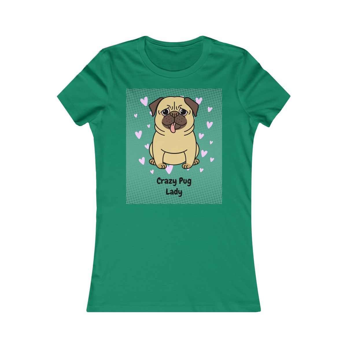 Crazy Pug lady - Teeznmo