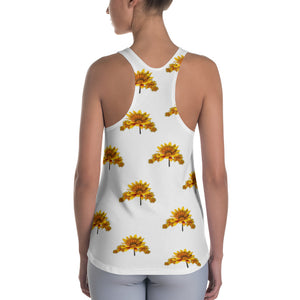 Yellow Flower Tank - Teeznmo