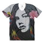 Woman Flower Bird - Teeznmo