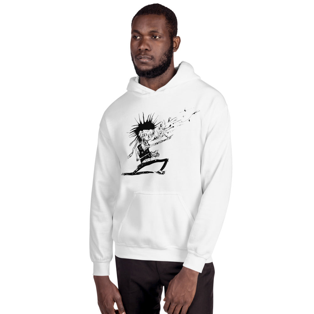 Undead Guitarist Hooded Sweatshirt