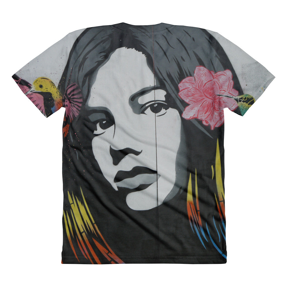 Woman Flower Bird - Teeznmo