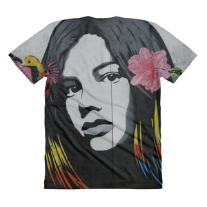 Woman Flower Bird - Teeznmo