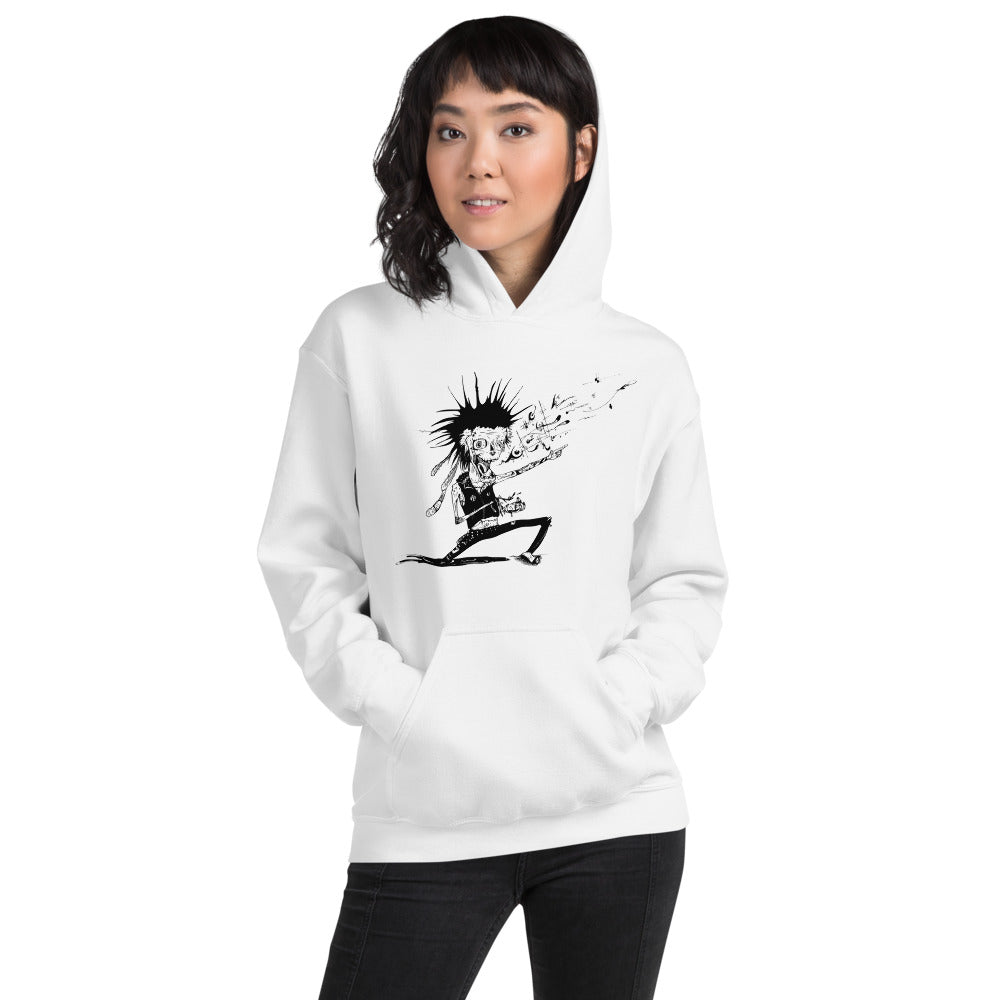 Undead Guitarist Hooded Sweatshirt