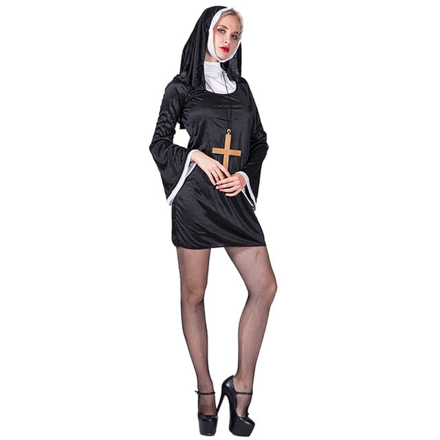 Sexy Nun & Priest Couples Costume