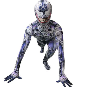 Spiderman Venom Kids Jumpsuit Costume