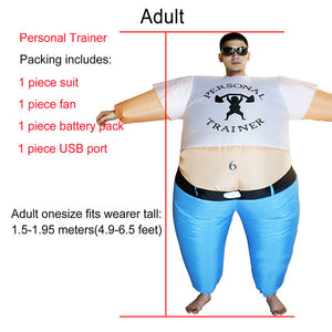 Inflatable Personal Trainer Costume