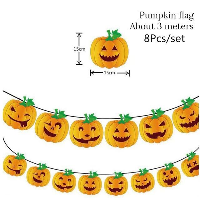 8pcs/set Hanging Halloween Decoration