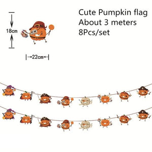 8pcs/set Hanging Halloween Decoration