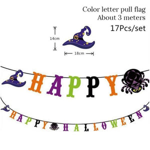 17pcs/set Hanging Halloween Decoration