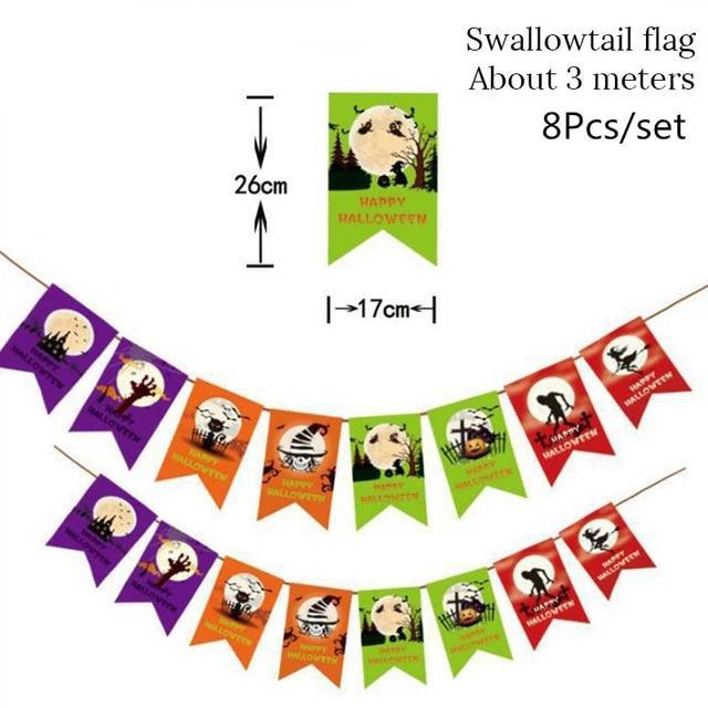 8pcs/set Hanging Halloween Decoration