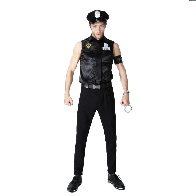 Sexy Police Uniform Couples Costume