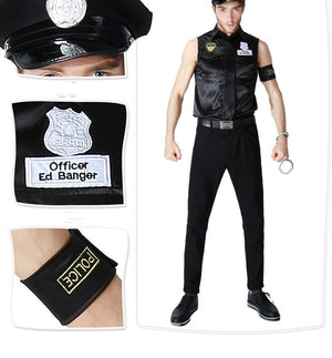 Sexy Police Uniform Couples Costume