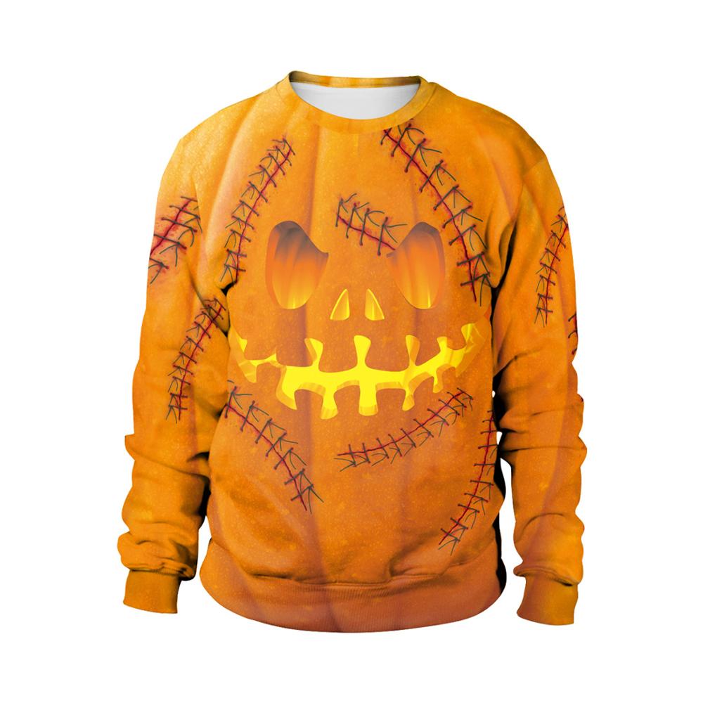 Unisex Halloween Scary pumpkin Sweatshirt