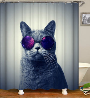 Cat Lovers shower curtains - Teeznmo