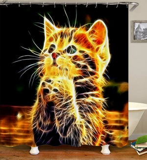 Cat Lovers shower curtains - Teeznmo