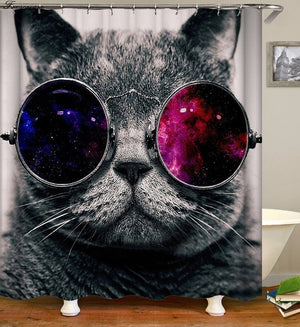 Cat Lovers shower curtains - Teeznmo