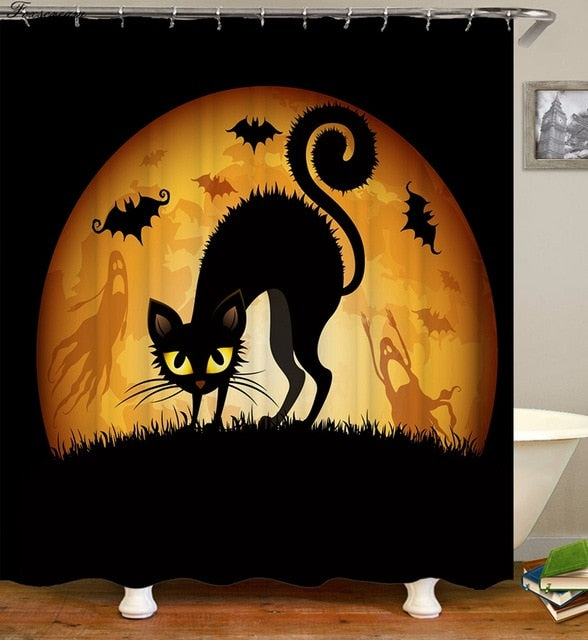 Cat Lovers shower curtains - Teeznmo