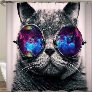 Cat Lovers shower curtains - Teeznmo