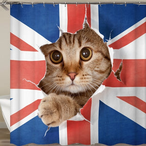 Cat Lovers shower curtains - Teeznmo