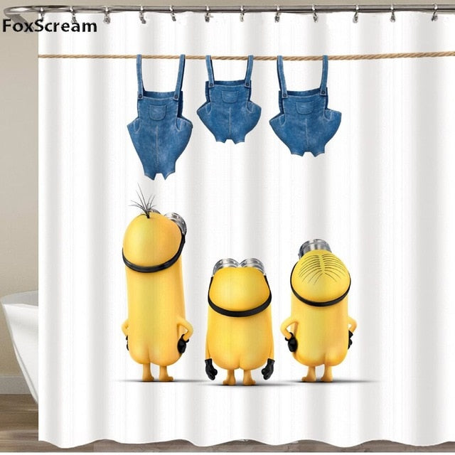 Minions Series Shower Curtains - Teeznmo