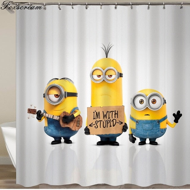 Minions Series Shower Curtains - Teeznmo