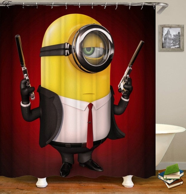 Minions Series Shower Curtains - Teeznmo