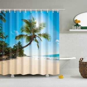 Beach Shower Curtains - Teeznmo