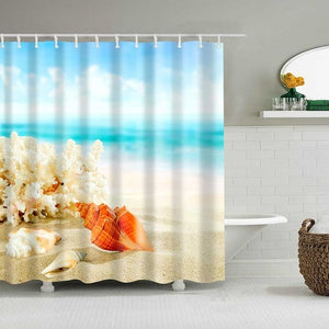 Beach Shower Curtains - Teeznmo