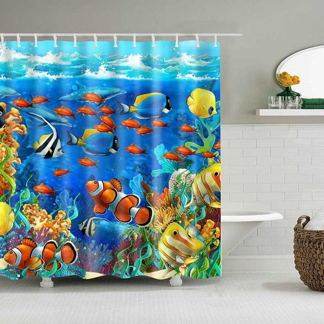 Beach Shower Curtains - Teeznmo