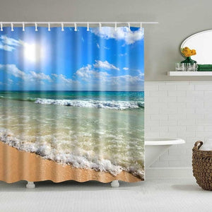 Beach Shower Curtains - Teeznmo