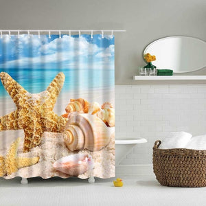 Beach Shower Curtains - Teeznmo