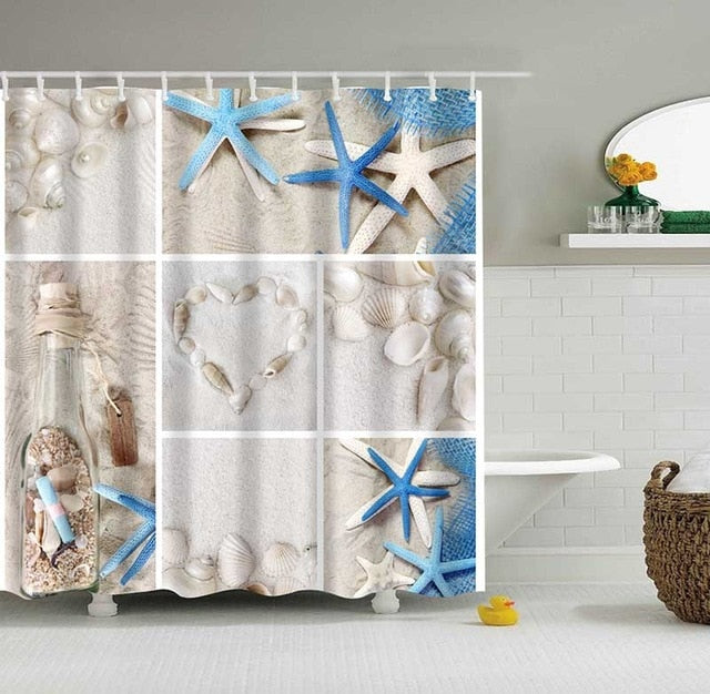 Beach Shower Curtains - Teeznmo