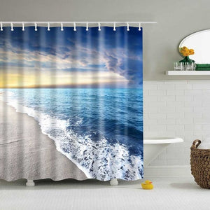 Beach Shower Curtains - Teeznmo