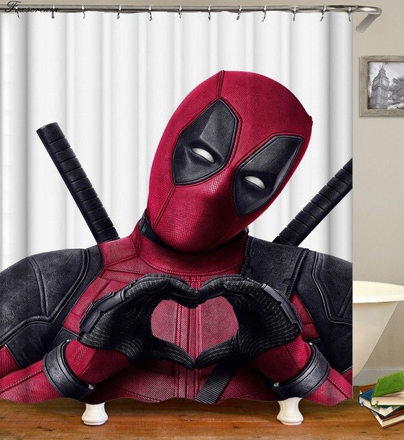 Super Heroes shower curtains - Teeznmo