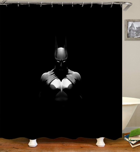 Super Heroes shower curtains - Teeznmo