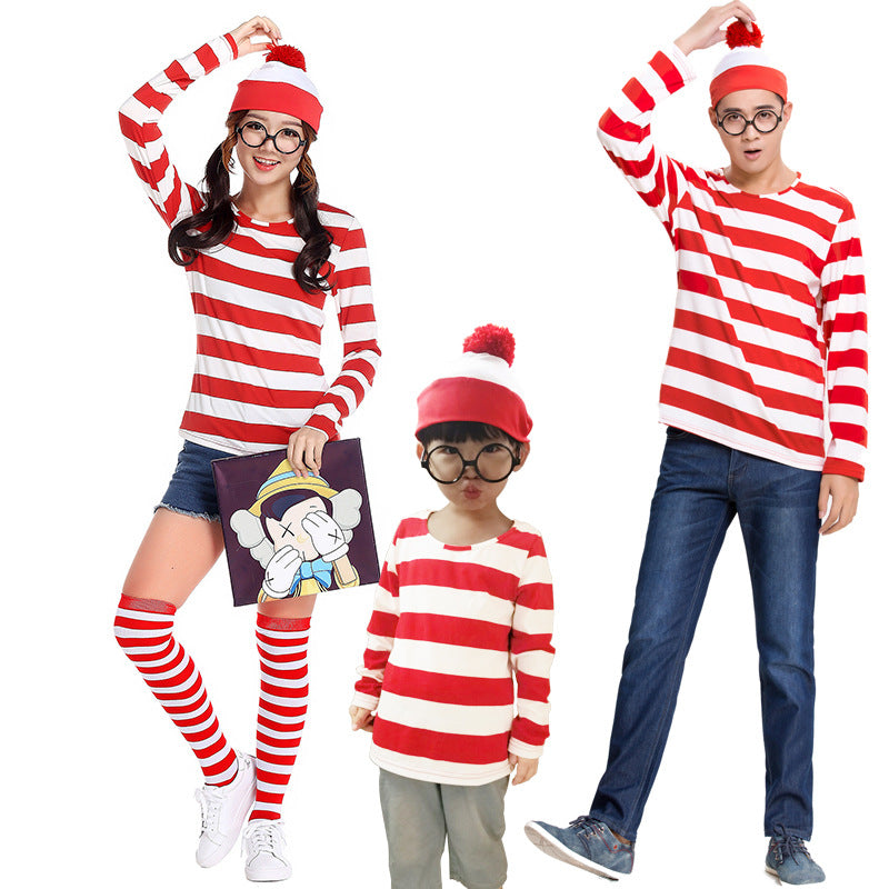 Family Where's Wally Costume