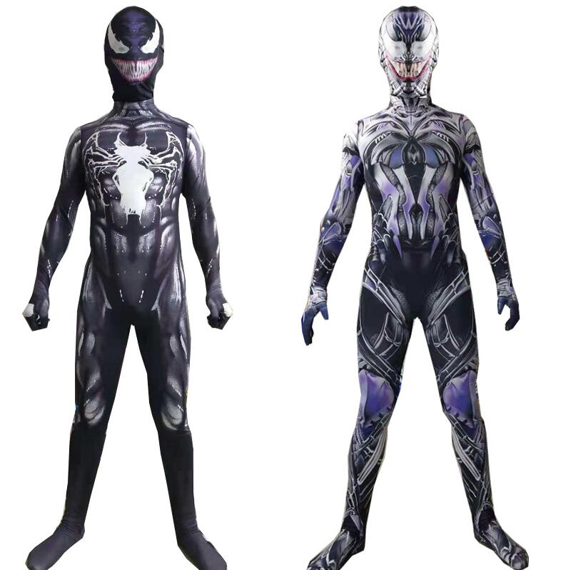 Spiderman Venom Kids Jumpsuit Costume