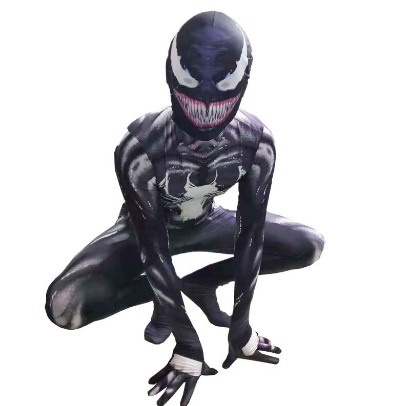 Spiderman Venom Kids Jumpsuit Costume