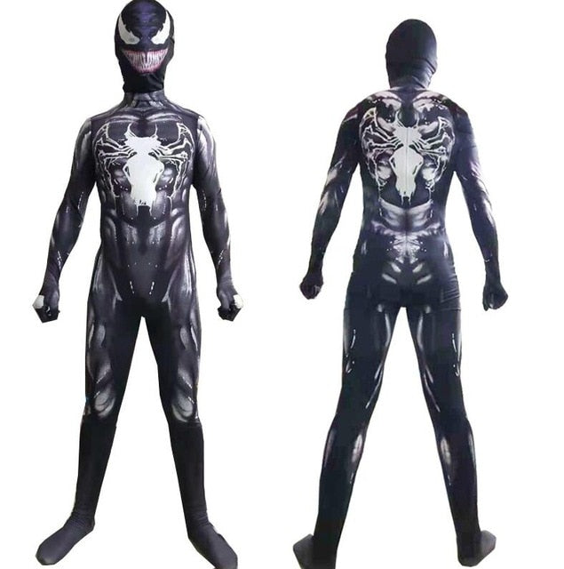 Spiderman Venom Kids Jumpsuit Costume