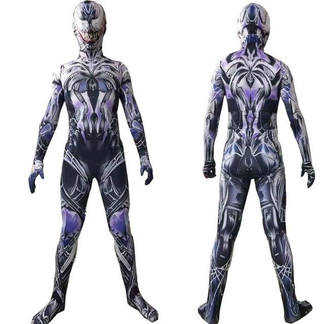 Spiderman Venom Kids Jumpsuit Costume