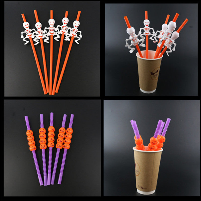 5Pc Halloween Straws