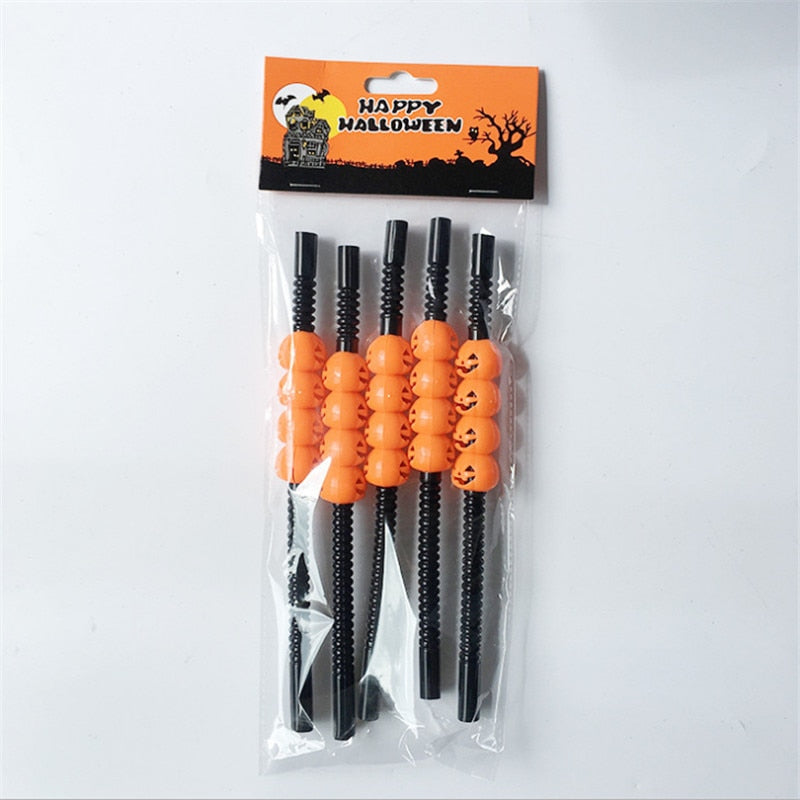 5Pc Halloween Straws