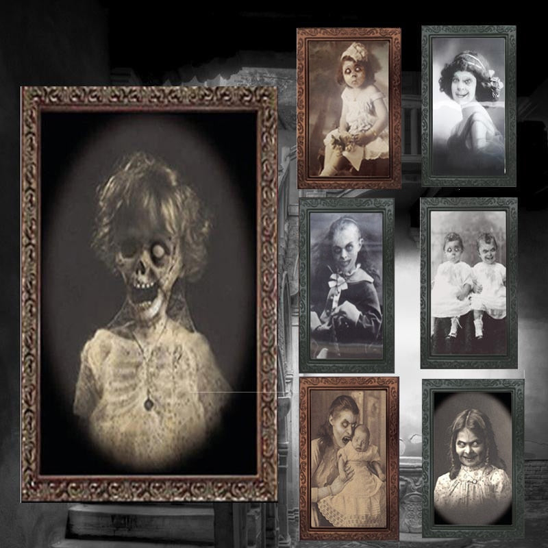 3D Horror Ghost Photo Frames