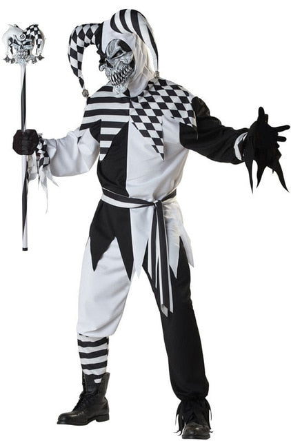 Black and White Jocker Couples Costume